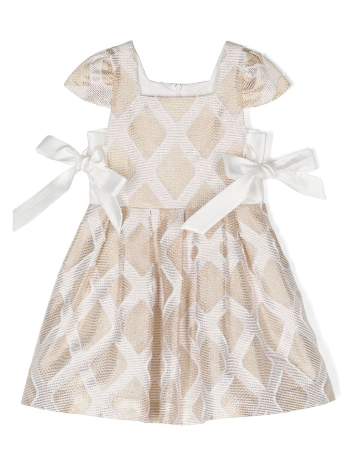 Mi Mi Sol расклешенное платье с бантом, нейтральный цвет
Mi Mi Sol расклешенное платье с бантом, нейтральный цвет