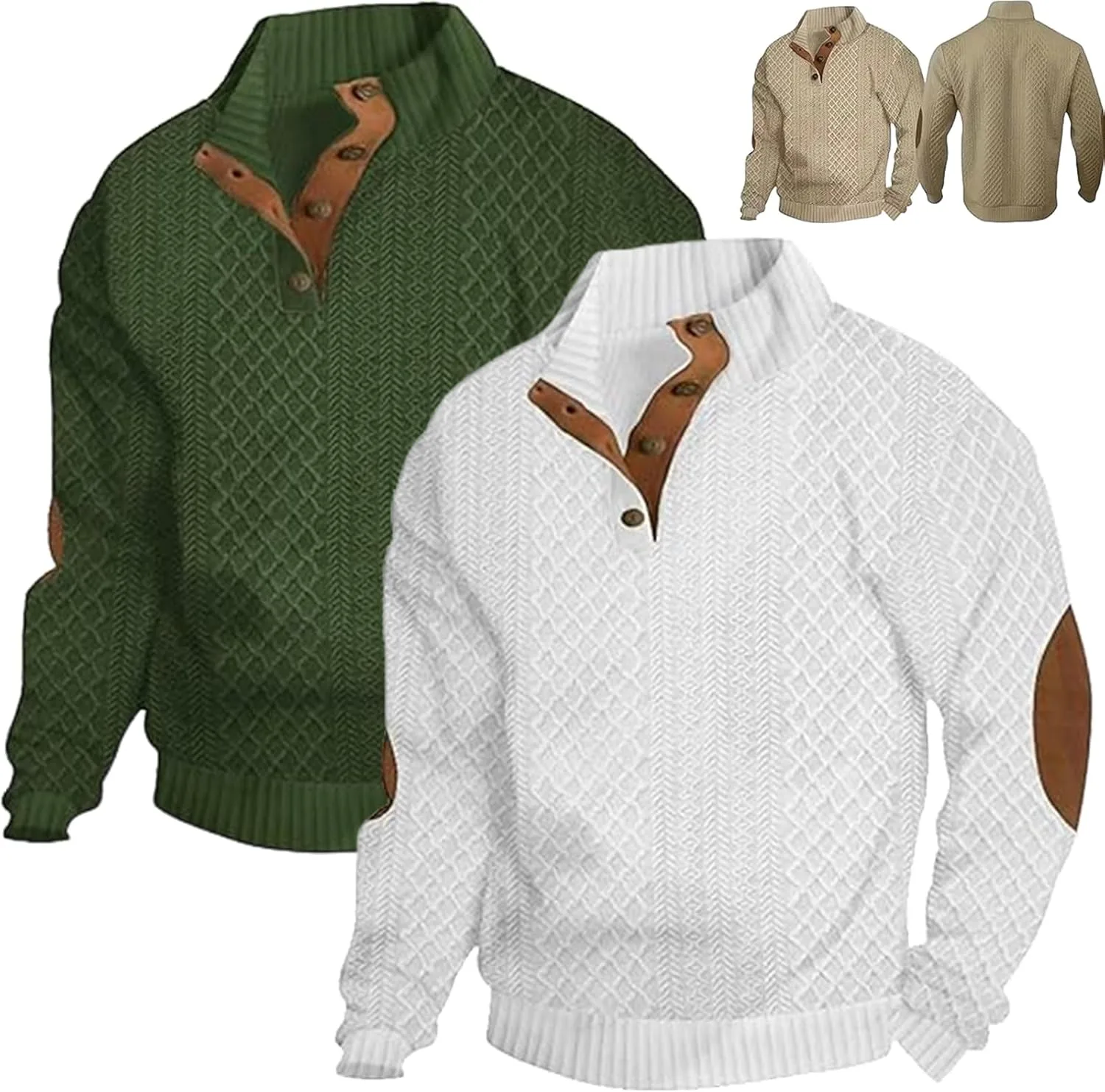 Свитер Cross and Crown, воротник-стойка, кабельная вязка
Свитер Cross and Crown, воротник-стойка, кабельная вязка