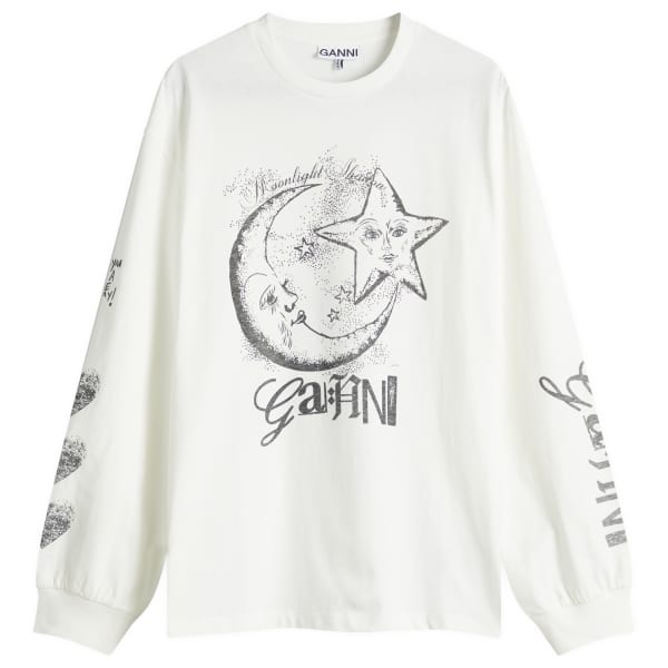 Футболка Future Heavy с длинным рукавом Ganni, Egret
Футболка Future Heavy с длинным рукавом Ganni, Egret