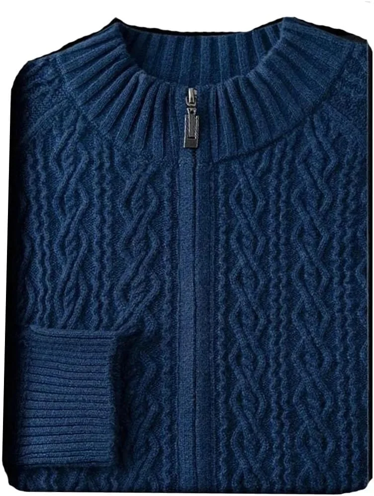 Мужской кардиган из шерсти с круглым вырезом, зимний утепленный
Мужской кардиган из шерсти с круглым вырезом, зимний утепленный