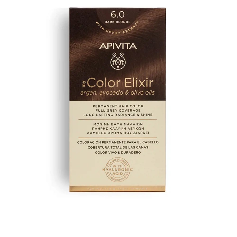 Краска для волос My color elixir coloración permanente Apivita, цвет 6.0, 1 шт.
Краска для волос My color elixir coloración permanente Apivita, цвет 6.0, 1 шт.