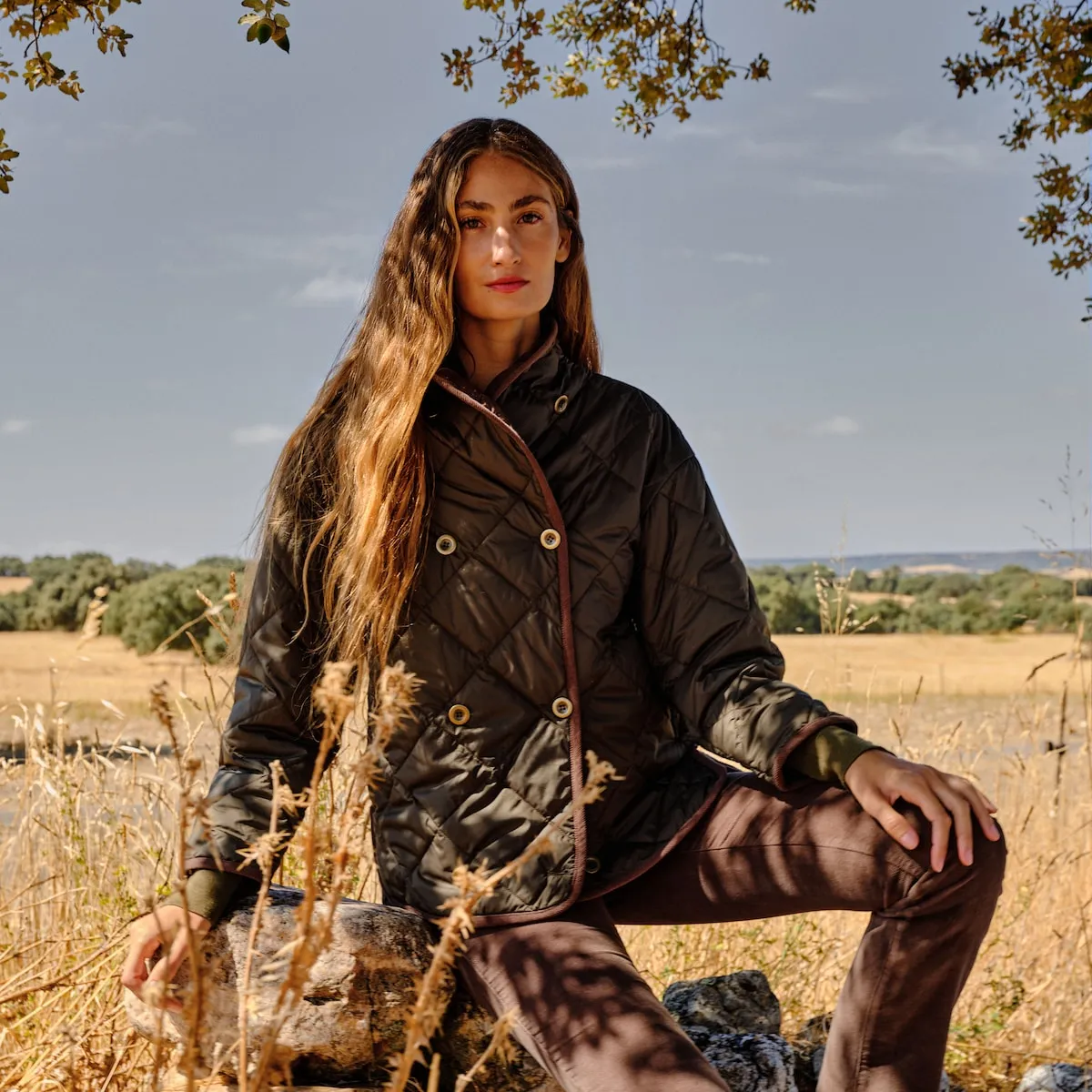 Женская стеганая куртка Verhunt, зеленый
Женская стеганая куртка Verhunt, зеленый