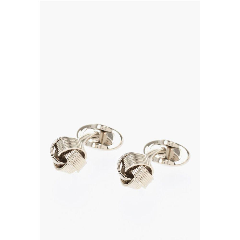 Запонки из латуни с рисунком в виде шерстяных шариков Corneliani, серебряный
Запонки из латуни с рисунком в виде шерстяных шариков Corneliani, серебряный