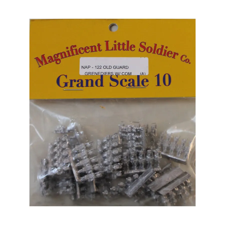 Гренадеры старой гвардии с командованием, Napoleonic - French (10mm)
Гренадеры старой гвардии с командованием, Napoleonic - French (10mm)