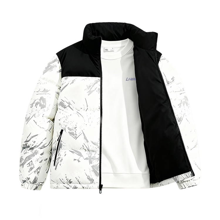 Пуховая куртка Li Ning, унисекс, белое пальто + белая толстовка с воротником-стойкой и утолщенным верхом
Пуховая куртка Li Ning, унисекс, белое пальто + белая толстовка с воротником-стойкой и утолщенным верхом