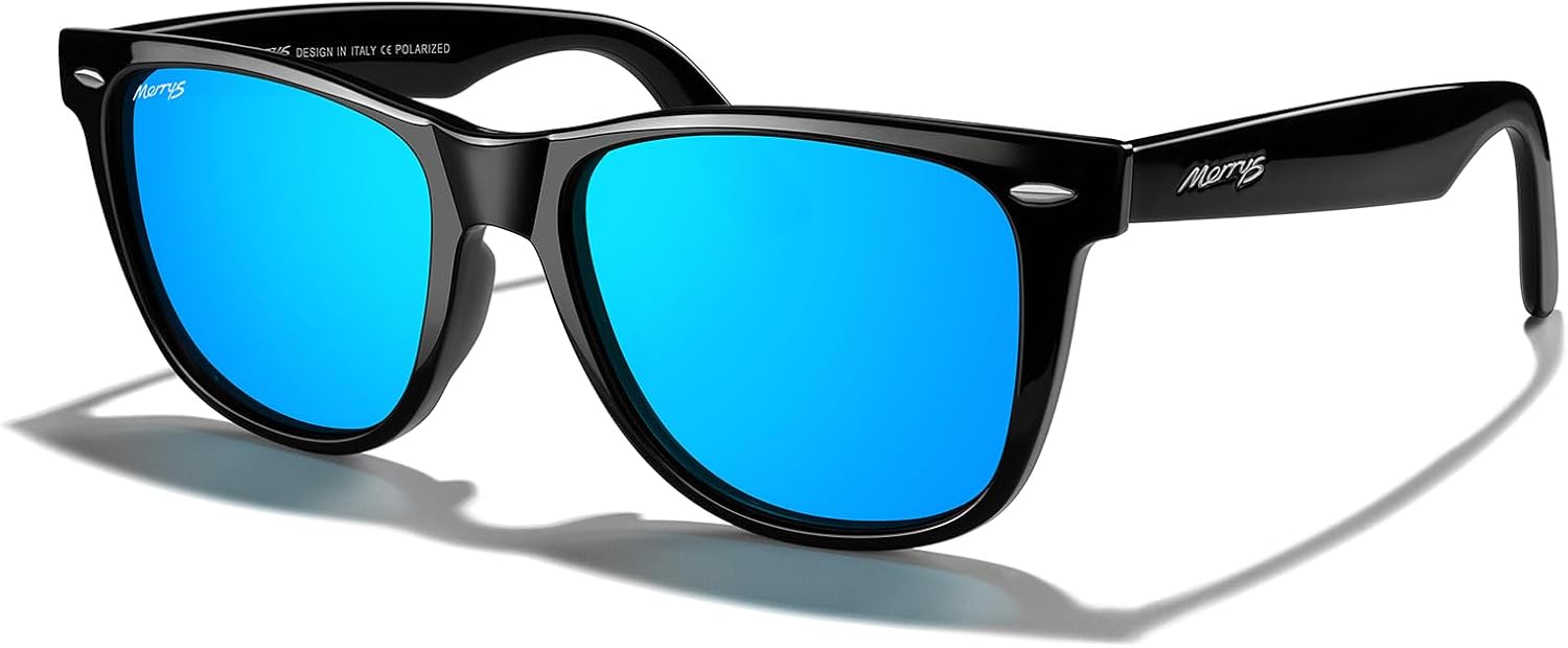Классические квадратные поляризованные солнцезащитные очки MERRY для женщин и мужчин, ретро-дизайнерские солнцезащитные очки UV400 S6140 MERRY'S, Black Frame/Blue Mirror Lens
Классические квадратные поляризованные солнцезащитные очки MERRY для женщин и мужчин, ретро-дизайнерские солнцезащитные очки UV400 S6140 MERRY'S, Black Frame/Blue Mirror Lens