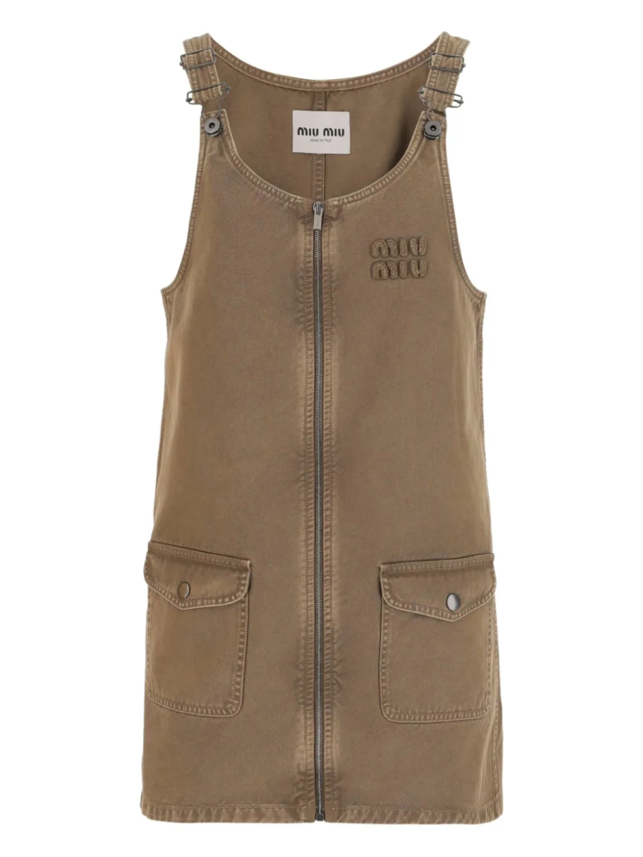 Miu Miu платье с логотипом, коричневый
Miu Miu платье с логотипом, коричневый