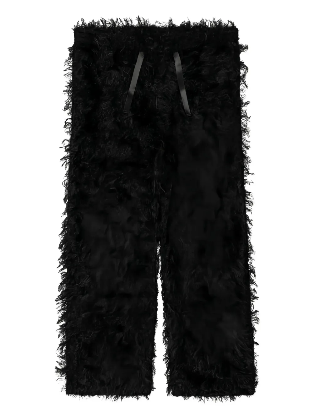 Фактурные брюки с завязками-лентами Needles, черный
Фактурные брюки с завязками-лентами Needles, черный