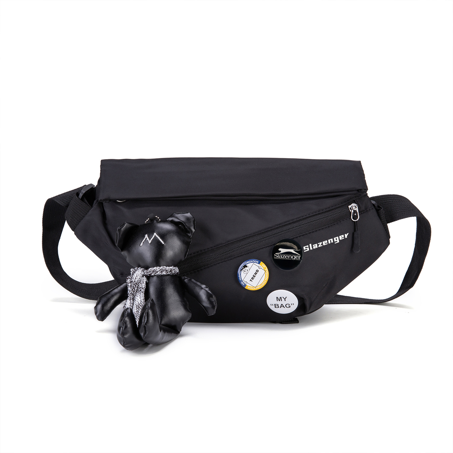 Нейлоновая ткань Съемный значок куклы Поясная сумка, слинг-бэг, плечевая сумка, кроссбоди среднего размера Унисекс Slazenger, бело-синий
Нейлоновая ткань Съемный значок куклы Поясная сумка, слинг-бэг, плечевая сумка, кроссбоди среднего размера Унисекс Slazenger, бело-синий