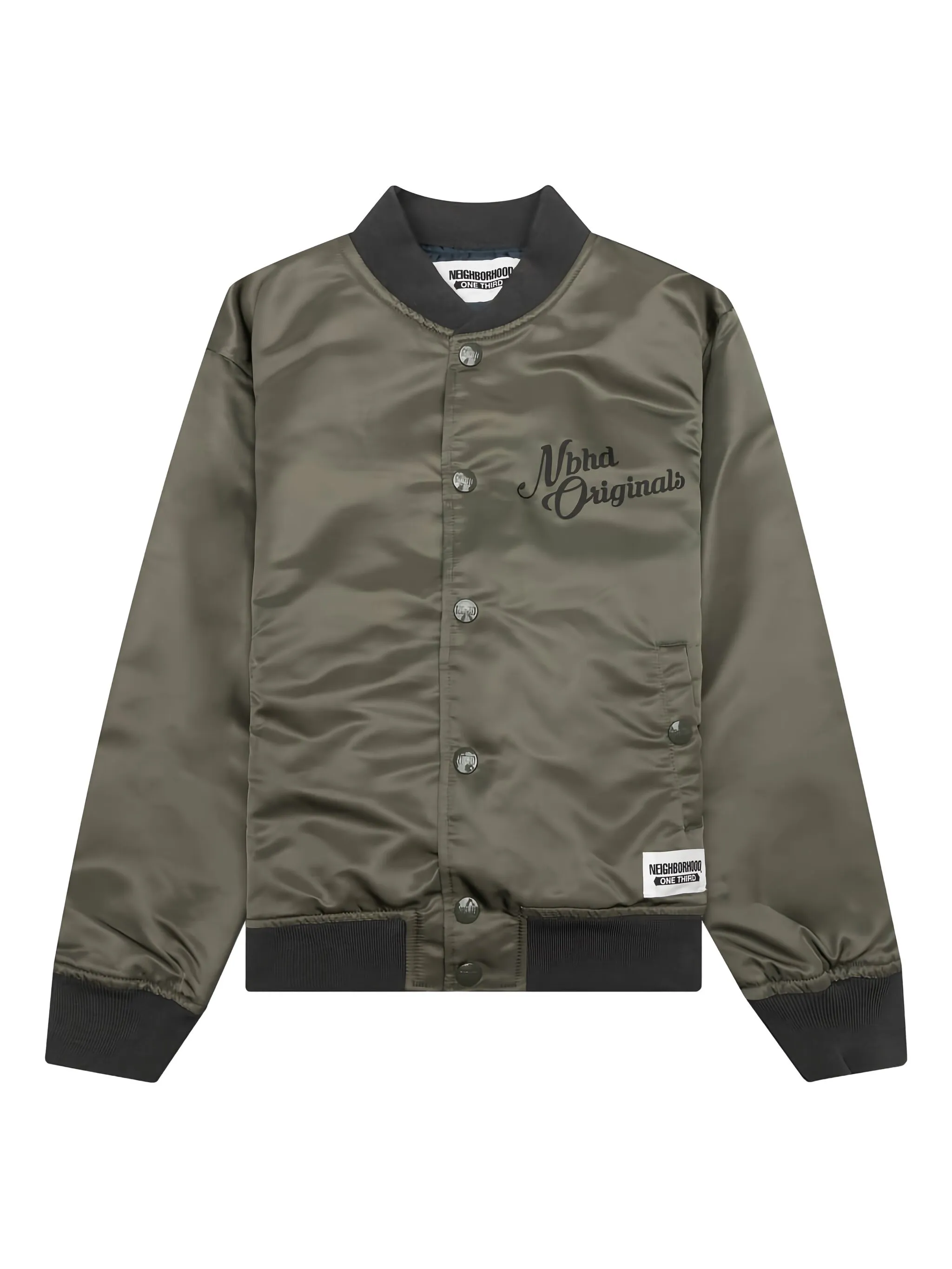 Атласный бомбер Neighborhood, зеленый
Атласный бомбер Neighborhood, зеленый