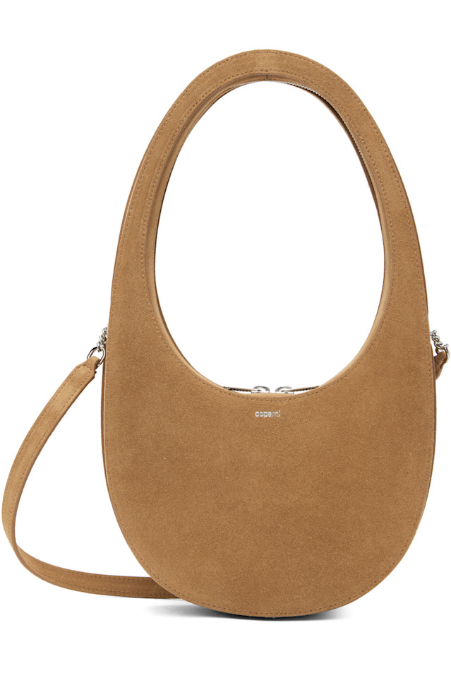 Сумка через плечо из замши Swipe Coperni, коричневый
Сумка через плечо из замши Swipe Coperni, коричневый