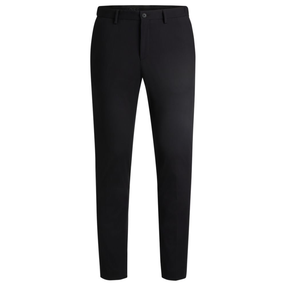 Узкие брюки из эластичного трикотажа BOSS, черный
Узкие брюки из эластичного трикотажа BOSS, черный