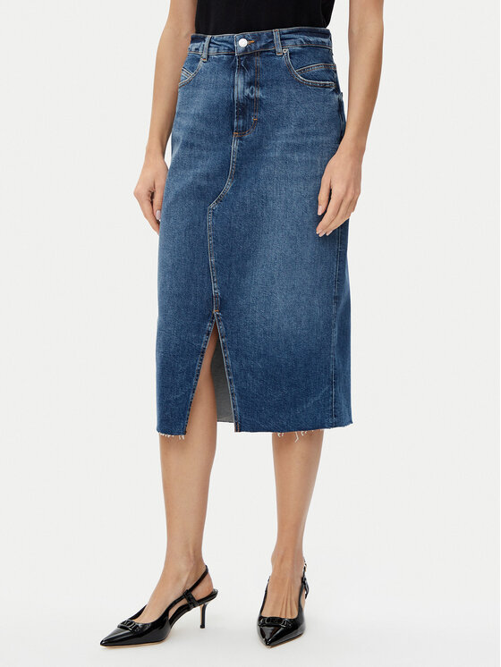 Облегающая джинсовая юбка midi 50512588 Boss, синий
Облегающая джинсовая юбка midi 50512588 Boss, синий