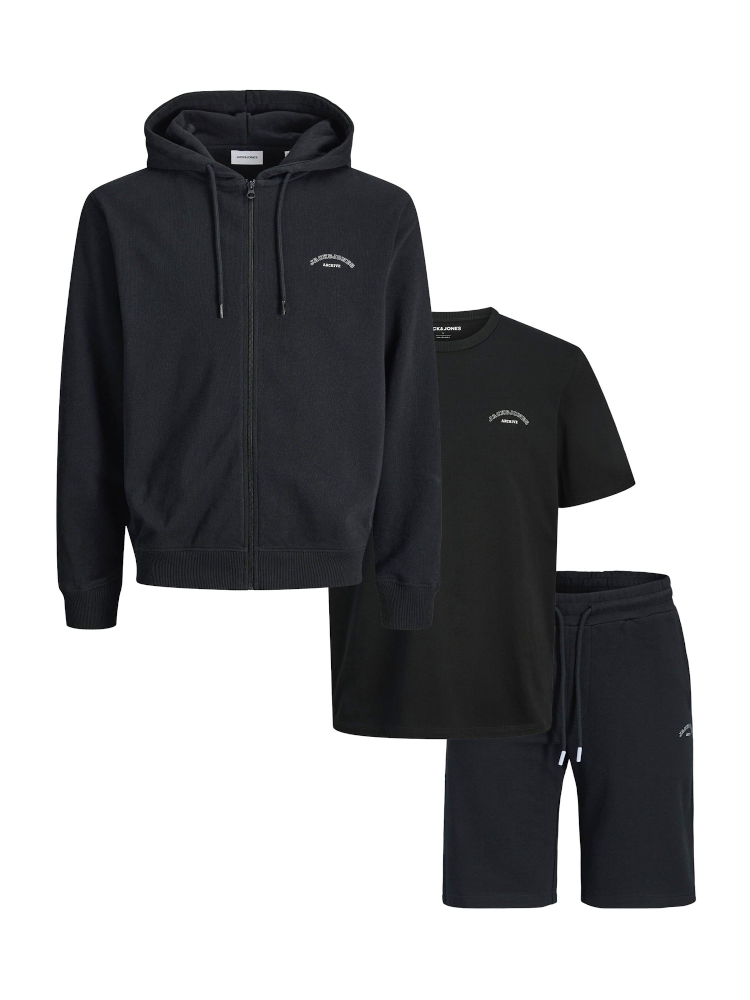 JACK & JONES Спортивный костюм 'JJCOLLEGE' в черном цвете
JACK & JONES Спортивный костюм 'JJCOLLEGE' в черном цвете