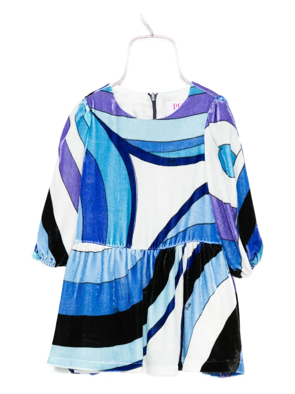 Бархатное платье с геометричным принтом PUCCI Junior, синий
Бархатное платье с геометричным принтом PUCCI Junior, синий