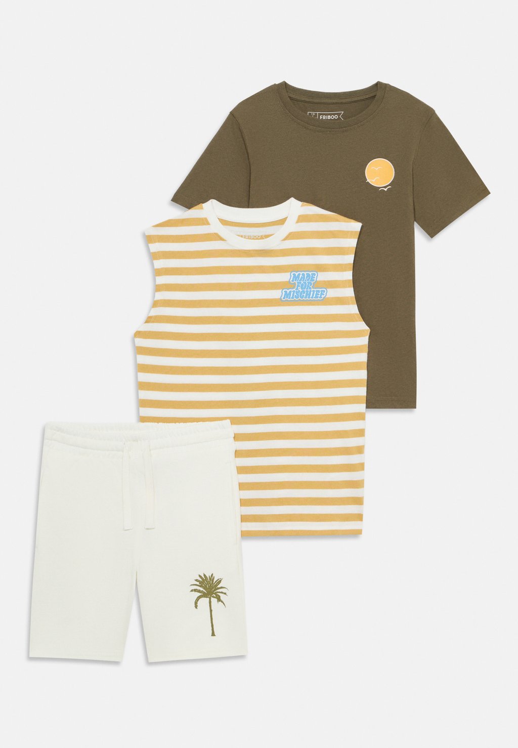 Шорты T-shirt con stampa Friboo, желтый
Шорты T-shirt con stampa Friboo, желтый