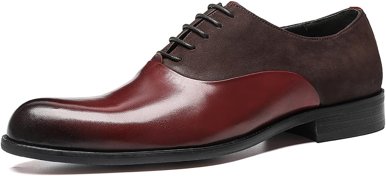 Мужские оксфорды Santimon, туфли из кожи с гладким носком, двухцветные дерби, для бизнеса, выпускного, свадьбы, модные, повседневные, удобные прогулочные туфли для мужчин, красный
Мужские оксфорды Santimon, туфли из кожи с гладким носком, двухцветные дерби, для бизнеса, выпускного, свадьбы, модные, повседневные, удобные прогулочные туфли для мужчин, красный