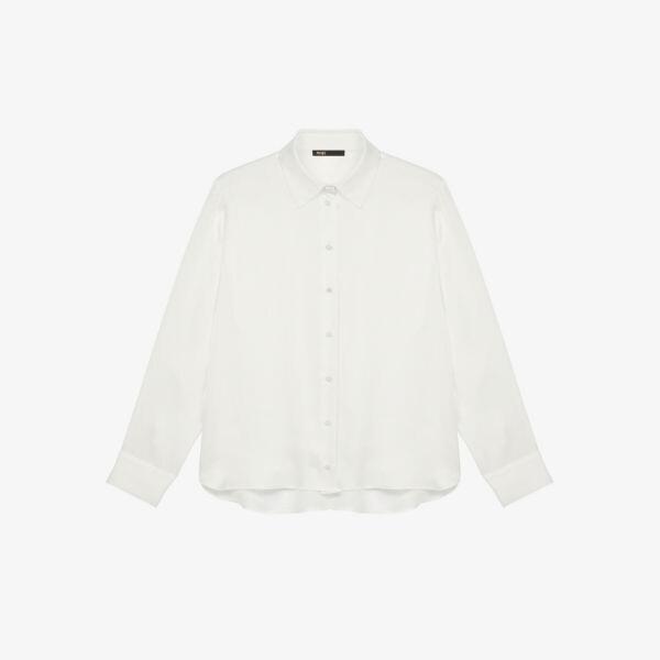 Шелковая рубашка Сесили Maje, белый
Шелковая рубашка Сесили Maje, белый