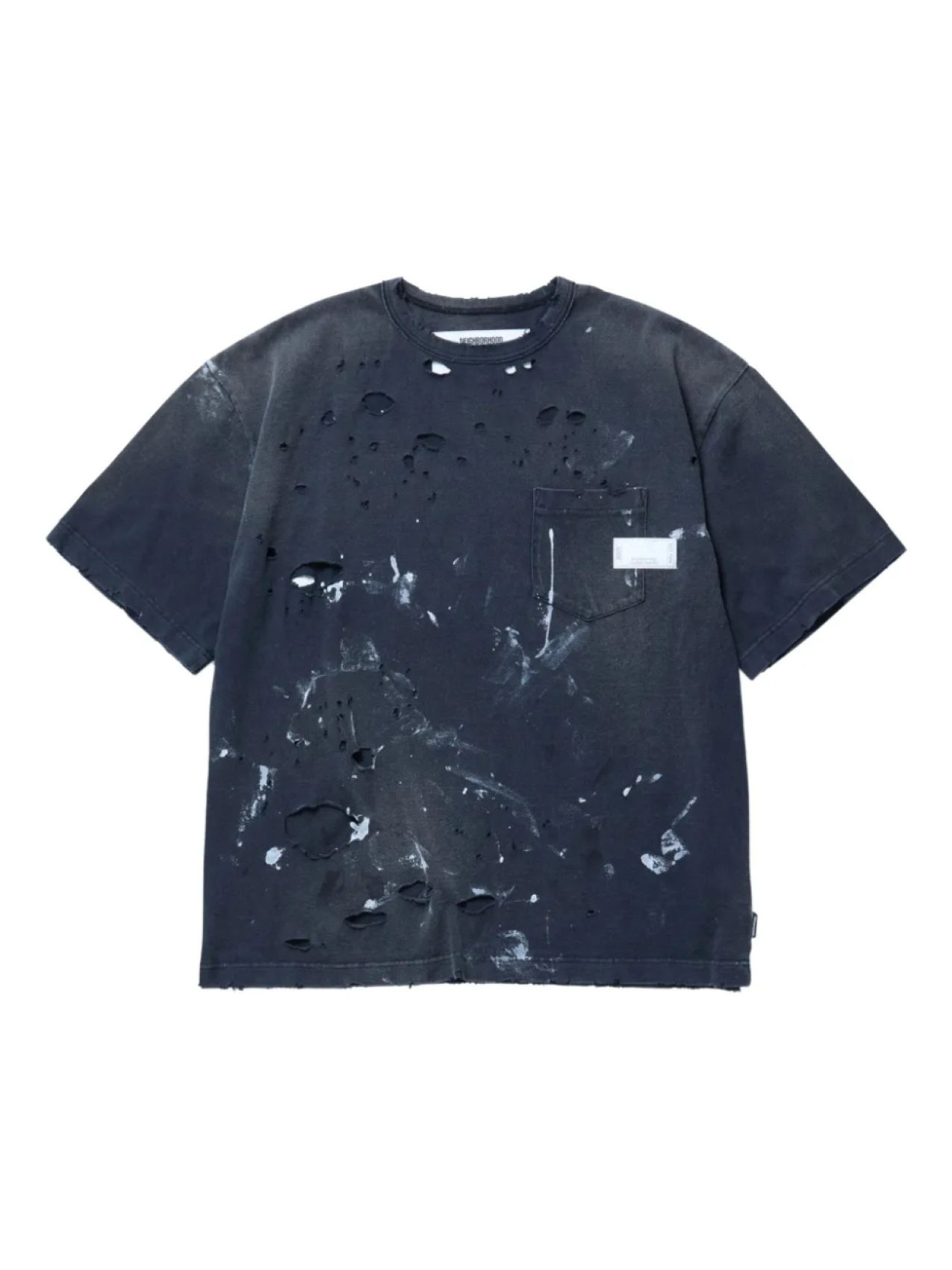 Neighborhood футболка с эффектом потертости, черный
Neighborhood футболка с эффектом потертости, черный