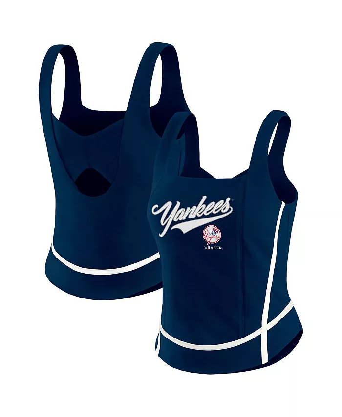Женская темно-синяя майка New York Yankees с квадратным вырезом WEAR by Erin Andrews
Женская темно-синяя майка New York Yankees с квадратным вырезом WEAR by Erin Andrews