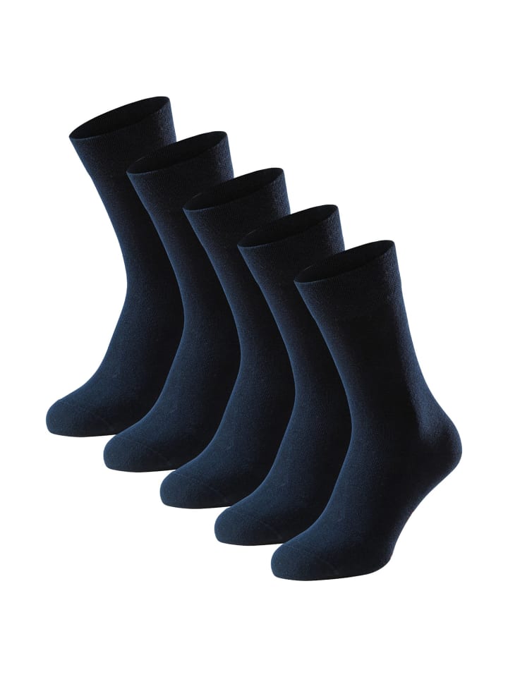 Schiesser Носки, 5 пар, синие
Schiesser Носки, 5 пар, синие