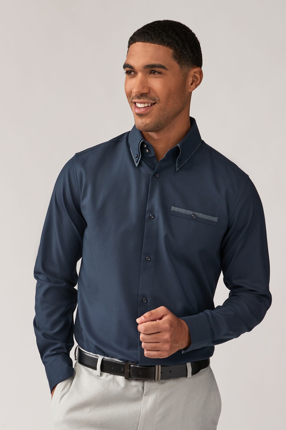 Рубашка деловая из 100% хлопка с отделкой Next, синий
Рубашка деловая из 100% хлопка с отделкой Next, синий