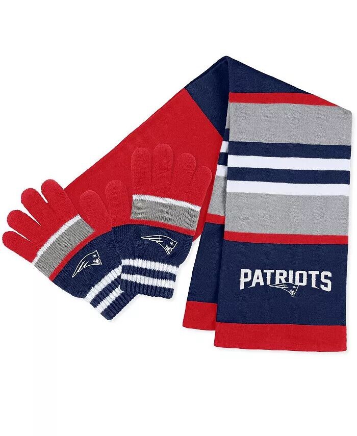 Женский комплект из перчаток и шарфа в полоску New England Patriots Wear By Erin Andrews, красный
Женский комплект из перчаток и шарфа в полоску New England Patriots Wear By Erin Andrews, красный
