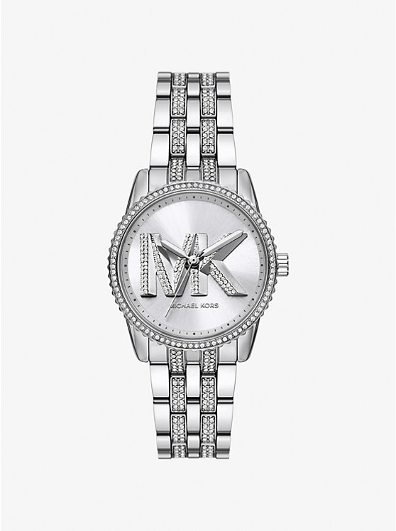 Мини-Часы с логотипом Bryant Pavé серебристого тона Michael Kors, серебряный
Мини-Часы с логотипом Bryant Pavé серебристого тона Michael Kors, серебряный