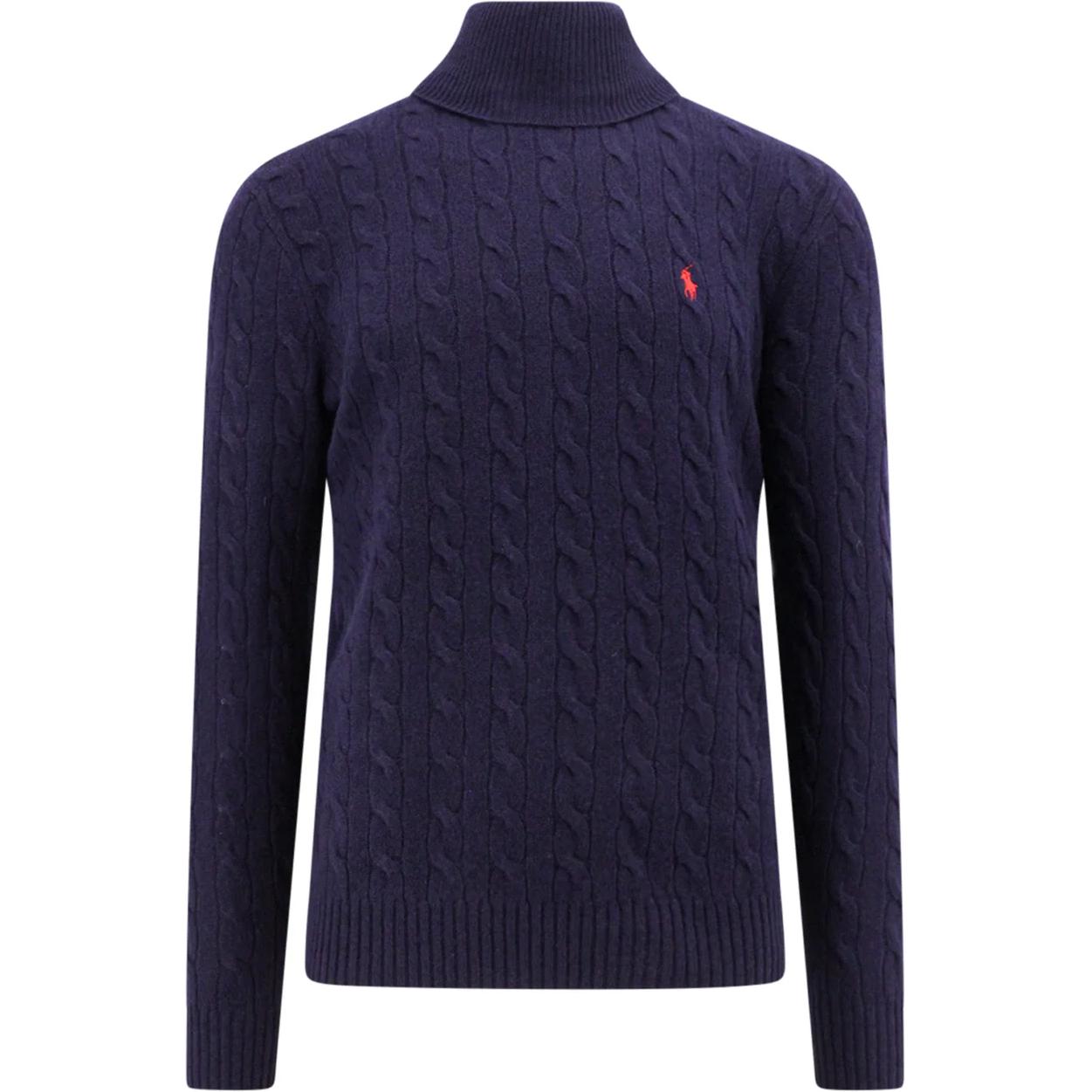 Свитер с вышивкой пони и воротником-стойкой Polo Ralph Lauren, синий
Свитер с вышивкой пони и воротником-стойкой Polo Ralph Lauren, синий