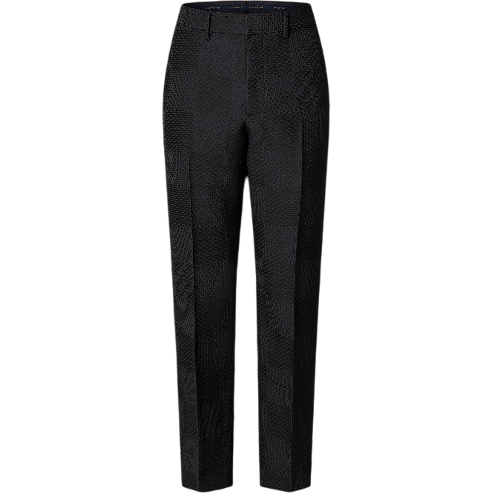 Джаккардовые дамиэ брюки-сигареты из смеси шерсти и шелка LOUIS VUITTON, черный
Джаккардовые дамиэ брюки-сигареты из смеси шерсти и шелка LOUIS VUITTON, черный