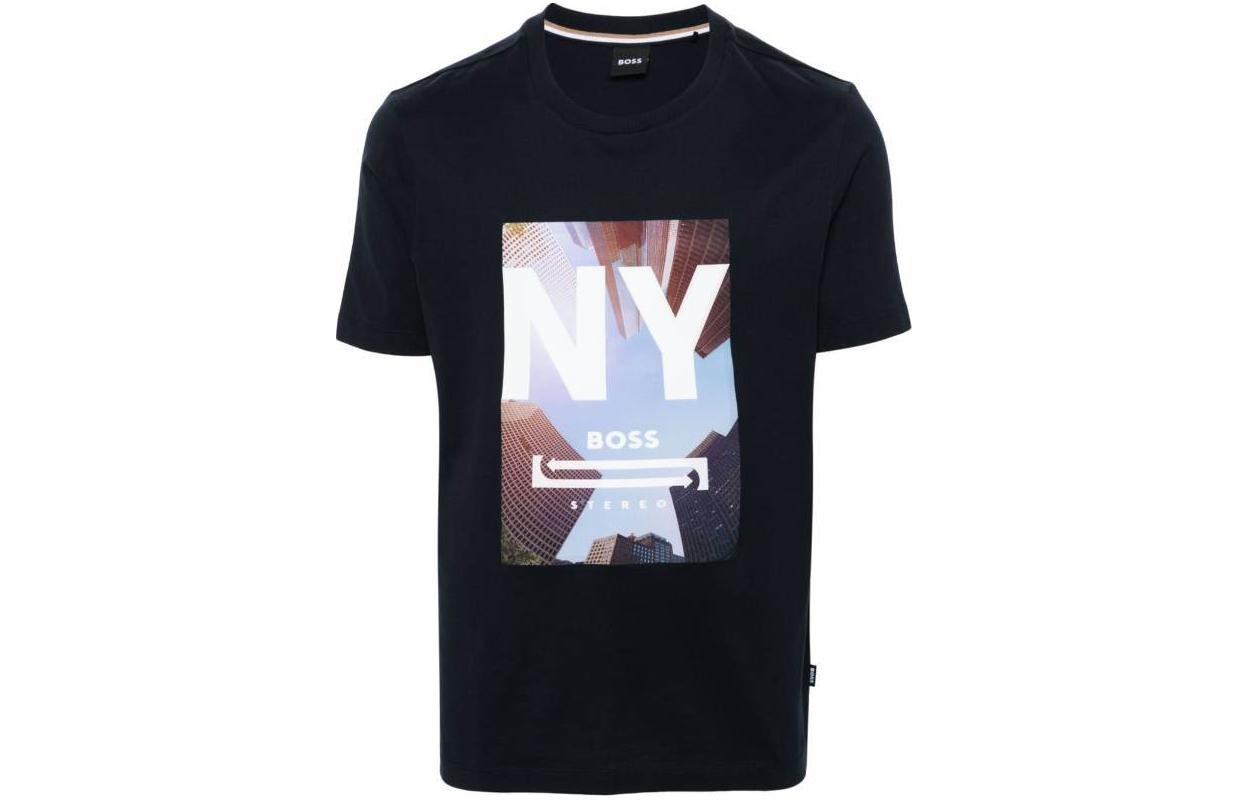 Футболка с принтом Mixed Media Artwork HUGO BOSS, синий
Футболка с принтом Mixed Media Artwork HUGO BOSS, синий