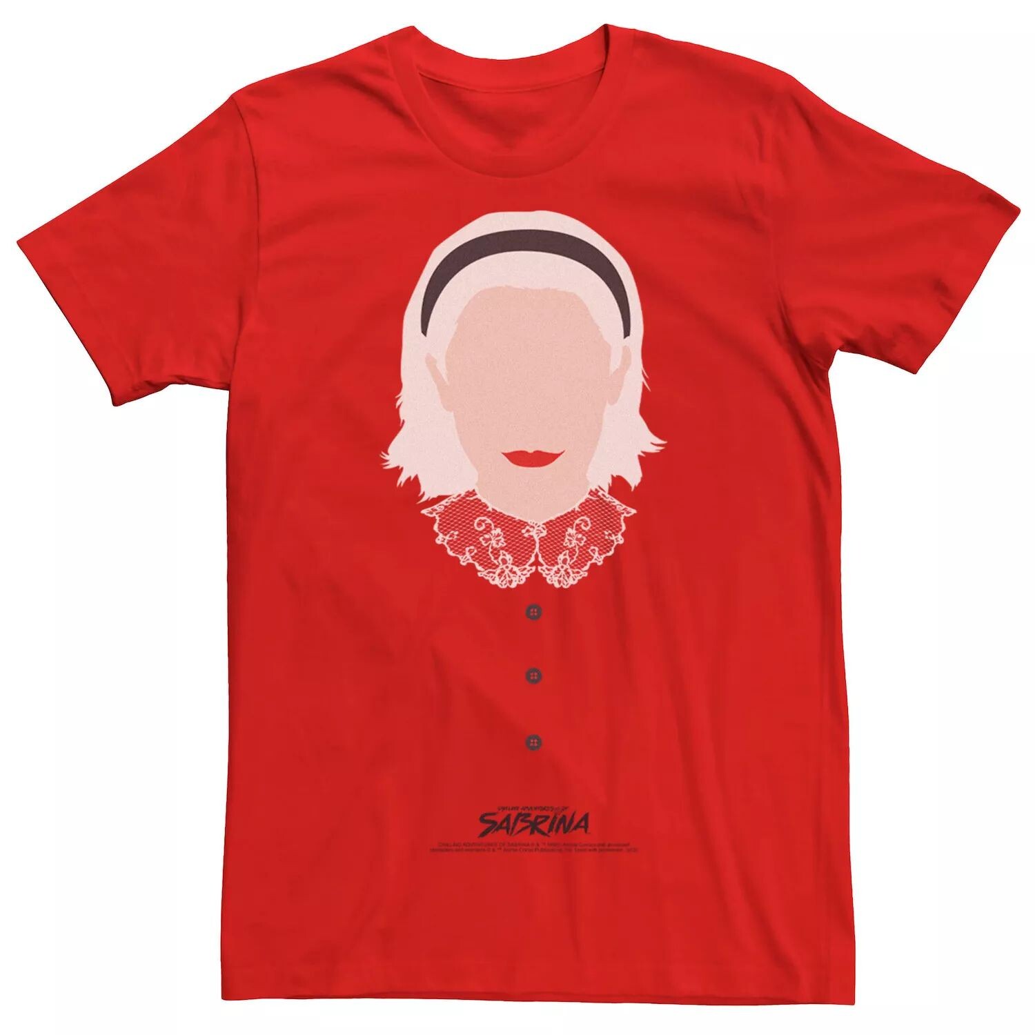 Мужская костюмная футболка с силуэтом The Chilling Adventures Of Sabrina Licensed Character
Мужская костюмная футболка с силуэтом The Chilling Adventures Of Sabrina Licensed Character