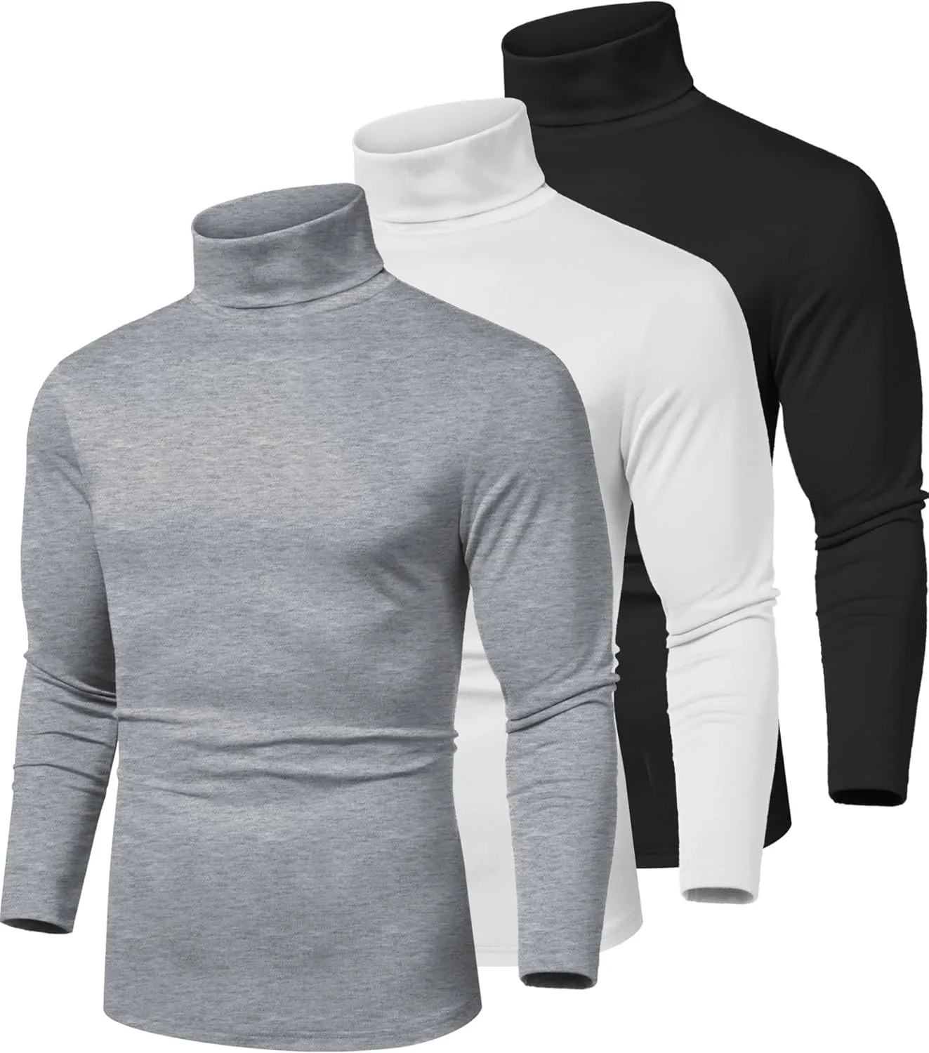 COOFANDY мужской тонкий свитер-водолазка с длинным рукавом
COOFANDY мужской тонкий свитер-водолазка с длинным рукавом