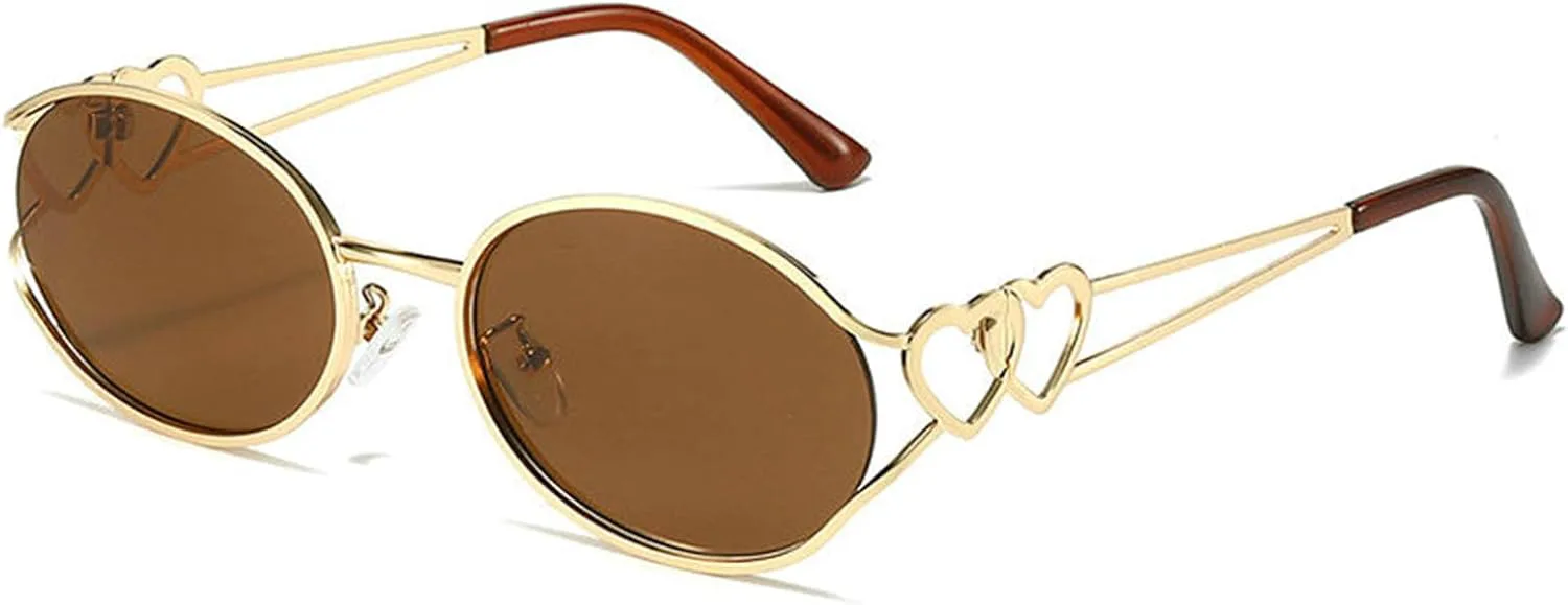 Солнцезащитные очки Willochra в форме сердца, дизайнерские, круглые, женские, в маленькой оправе, ретро, овальные, модные, с защитой от УФ-излучения UV400, C2
Солнцезащитные очки Willochra в форме сердца, дизайнерские, круглые, женские, в маленькой оправе, ретро, овальные, модные, с защитой от УФ-излучения UV400, C2