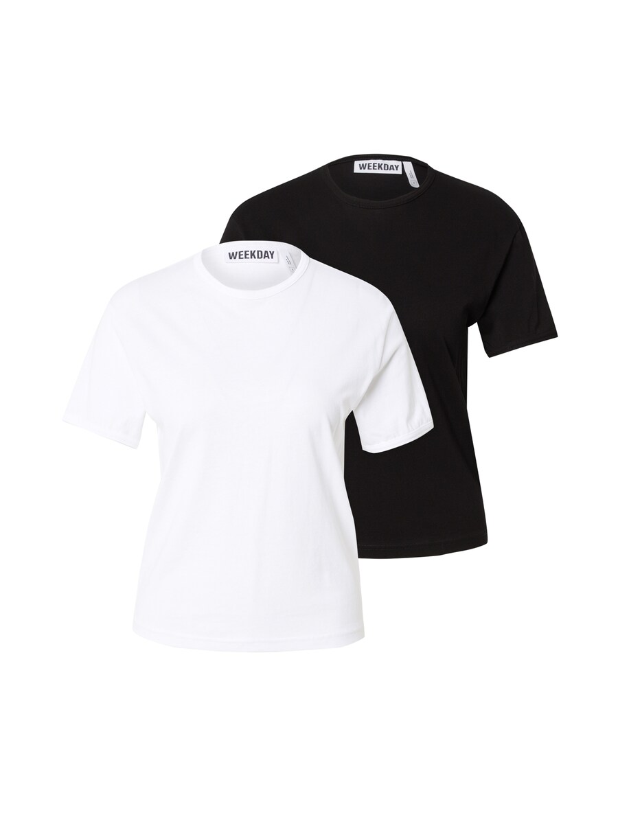 Футболка WEEKDAY Rey, Black/White
Футболка WEEKDAY Rey, Black/White