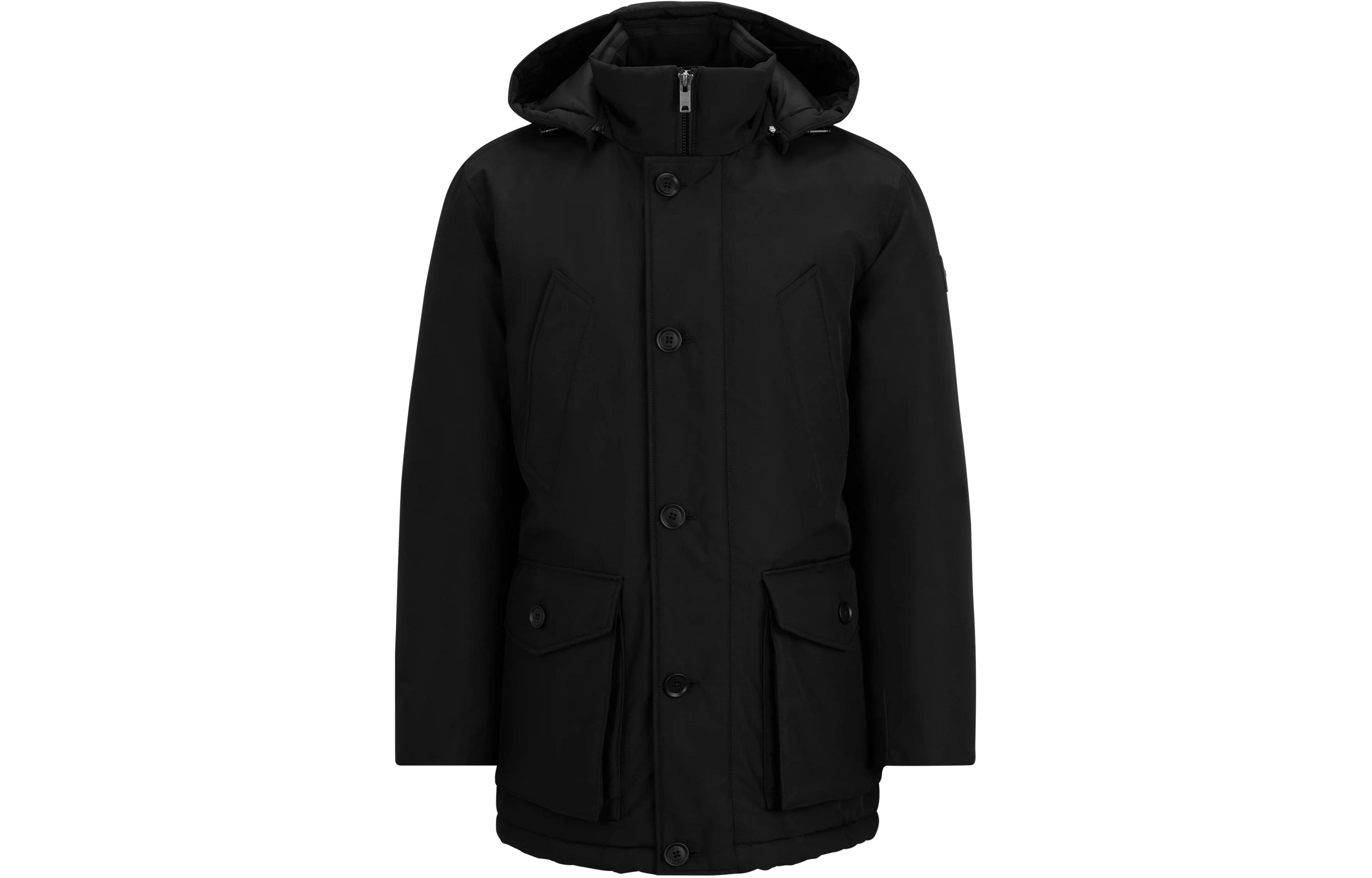 HUGO BOSS Утепленная парка с капюшоном и нашивкой с логотипом, Black
HUGO BOSS Утепленная парка с капюшоном и нашивкой с логотипом, Black