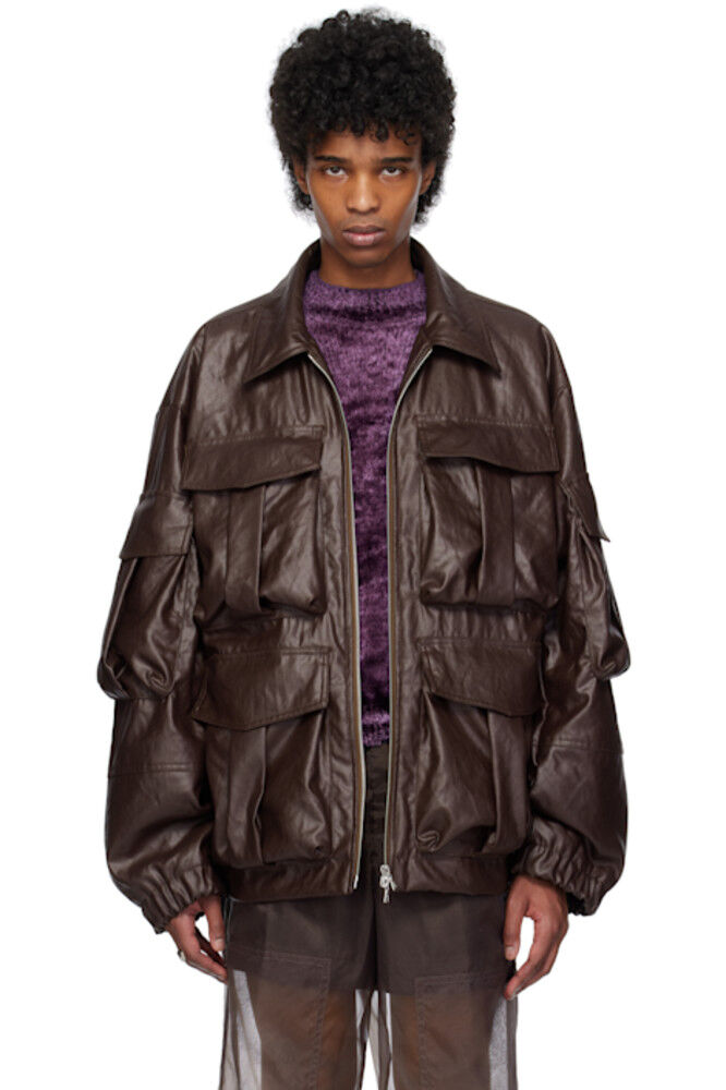 Куртка из искусственной кожи Serge с коричневым покрытием Dries Van Noten, Коричневый, Куртка из искусственной кожи Serge с коричневым покрытием Dries Van Noten
Куртка из искусственной кожи Serge с коричневым покрытием Dries Van Noten, Коричневый, Куртка из искусственной кожи Serge с коричневым покрытием Dries Van Noten