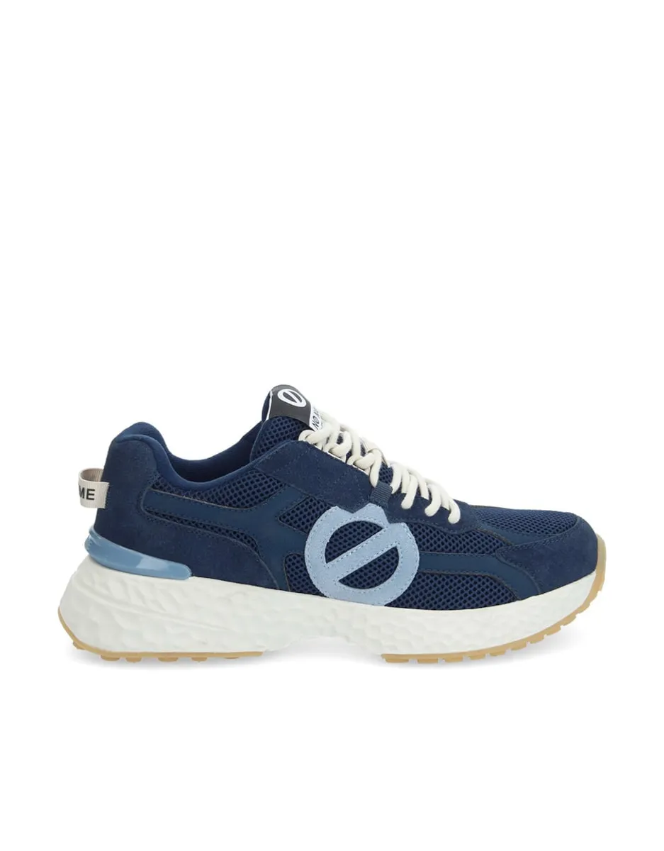 Мужские спортивные туфли из сетки и замши No Name, синий 
Мужские спортивные туфли из сетки и замши No Name, синий