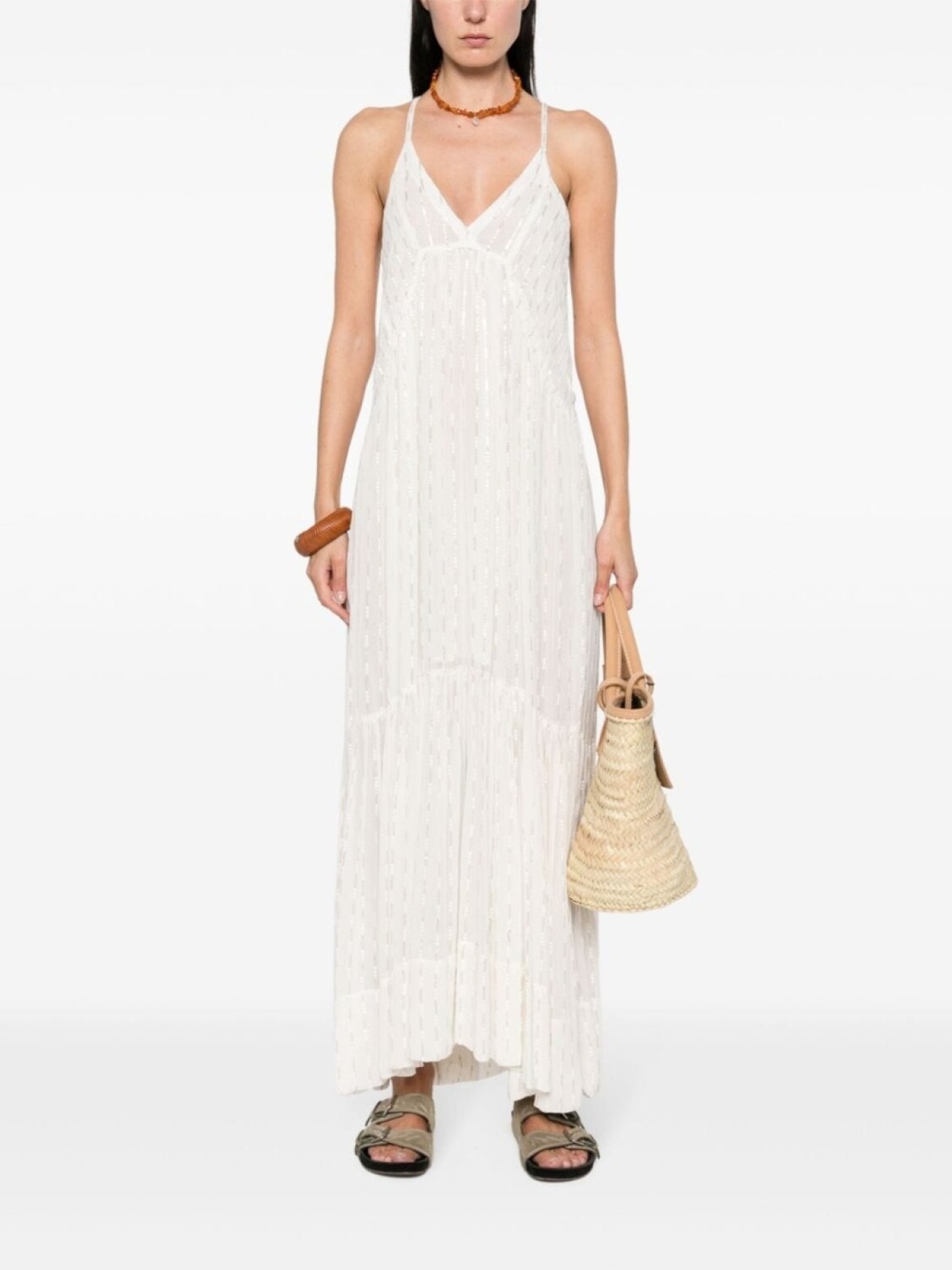 TWINSET платье-комбинация с пайетками, белый
TWINSET платье-комбинация с пайетками, белый