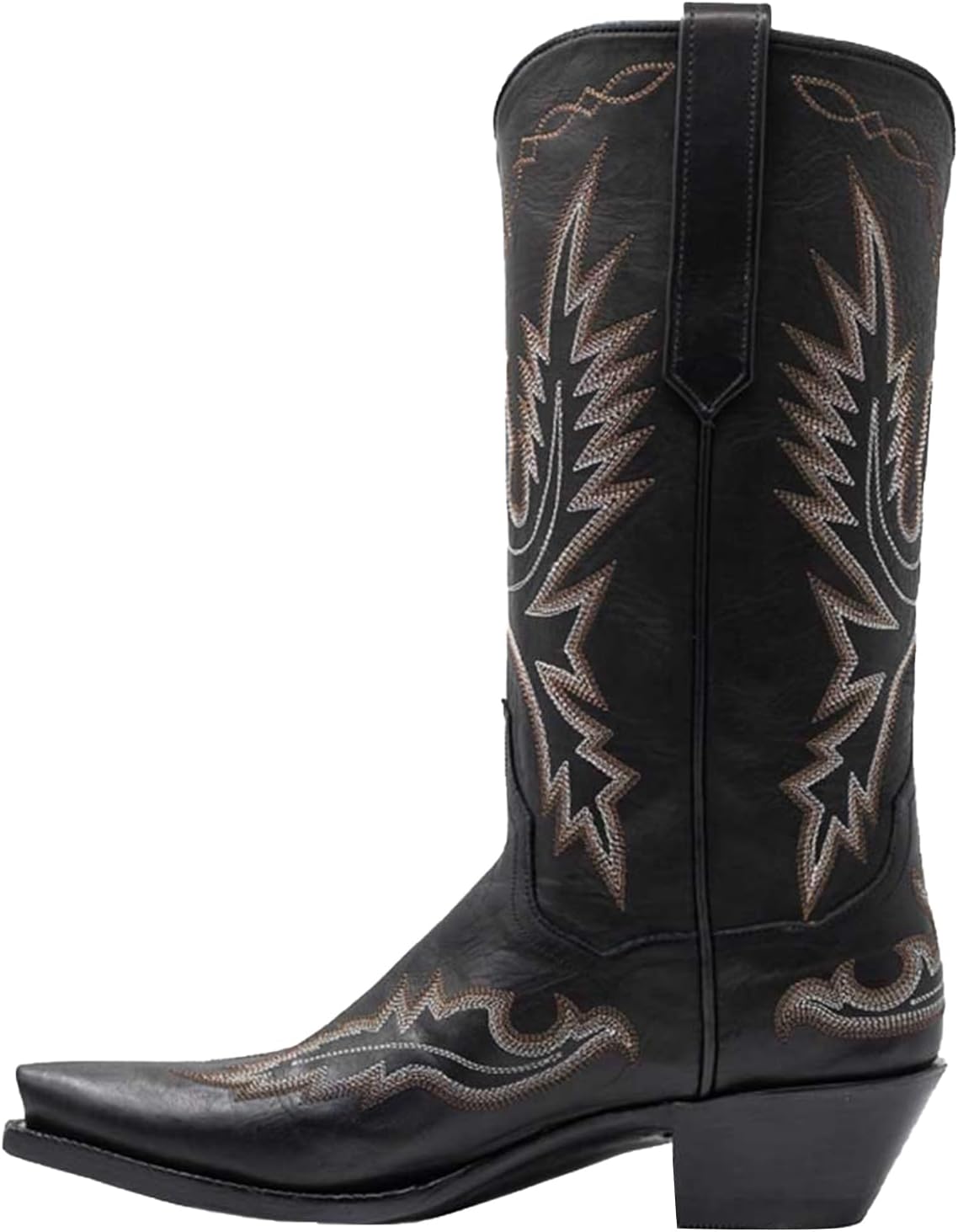 Вышитые сапоги в стиле вестерн, кожаные, средней высоты, с острым носком, классические ковбойские сапоги для верховой езды Windbxyb, черный
Вышитые сапоги в стиле вестерн, кожаные, средней высоты, с острым носком, классические ковбойские сапоги для верховой езды Windbxyb, черный