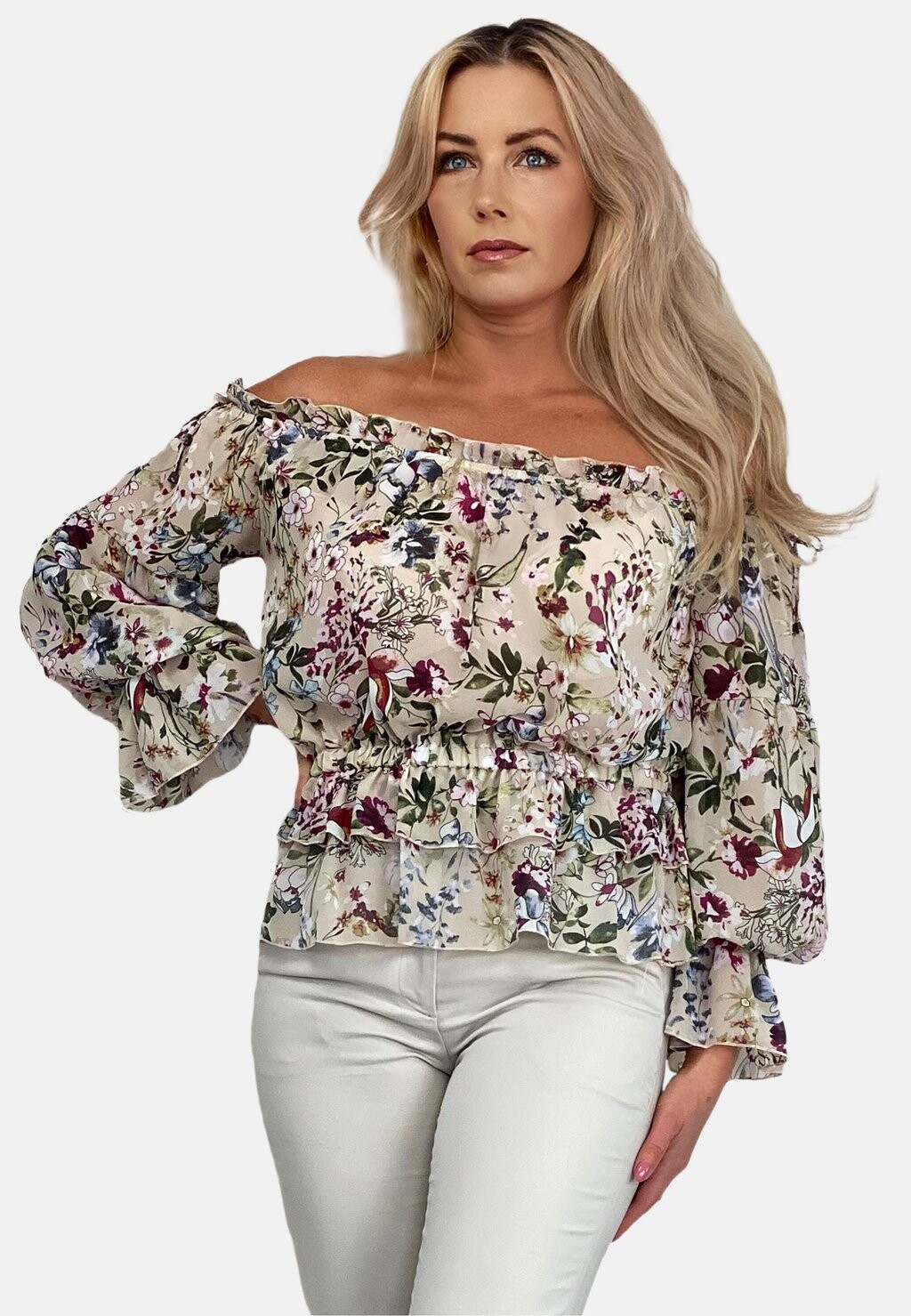 Блузка Spanish Floral REGINA FASHION, бежевый
Блузка Spanish Floral REGINA FASHION, бежевый