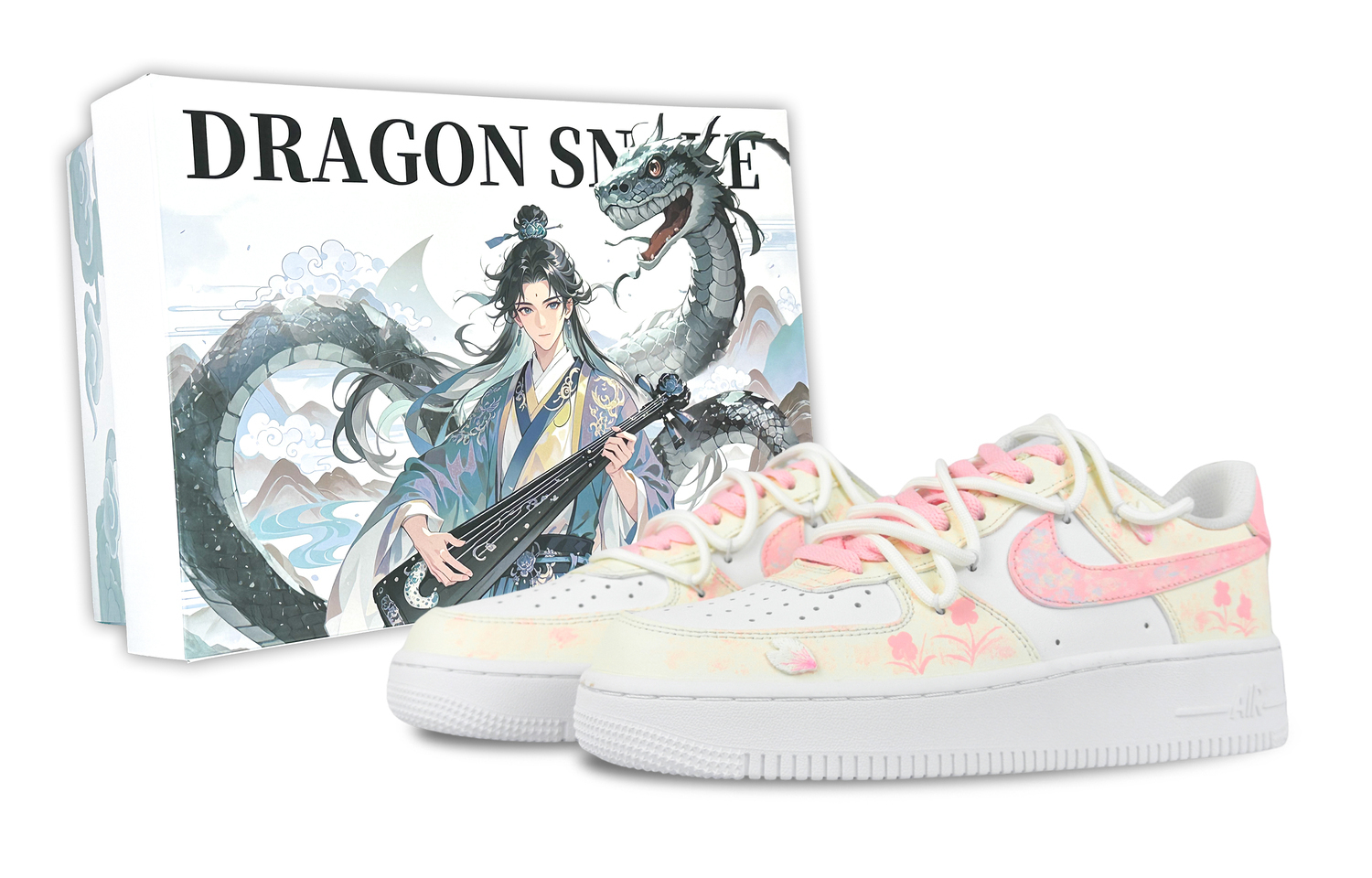 Nike Кроссовки Air Force 1 Diana Slip Resistant Abrasion Resistant Shock Absorbers Low top Kids' Skateboarding Shoes Yellow Pink
Nike Кроссовки Air Force 1 Diana Slip Resistant Abrasion Resistant Shock Absorbers Low top Kids' Skateboarding Shoes Yellow Pink