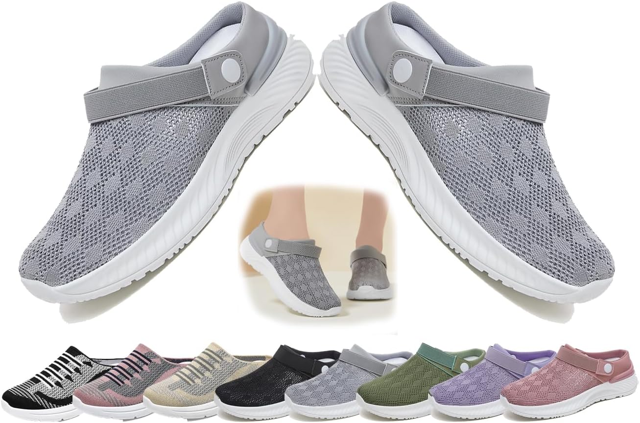 Женские легкие мужские сетчатые мюли, сабо с поддержкой свода стопы, садовая обувь, легкие плетеные тапочки, летний комфорт, дышащие без задника Generic, серый
Женские легкие мужские сетчатые мюли, сабо с поддержкой свода стопы, садовая обувь, легкие плетеные тапочки, летний комфорт, дышащие без задника Generic, серый