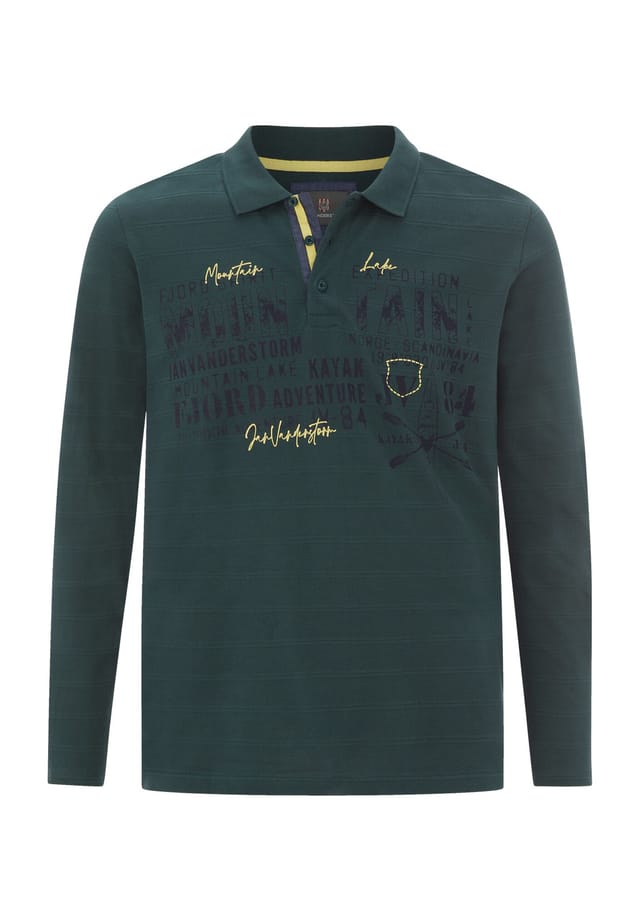 Рубашка поло с длинными рукавами makse Jan Vanderstorm, зеленый
Рубашка поло с длинными рукавами makse Jan Vanderstorm, зеленый