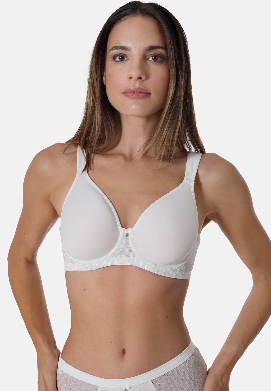 Бюстгальтер на косточках JACQUARD Sassa, молочный
Бюстгальтер на косточках JACQUARD Sassa, молочный