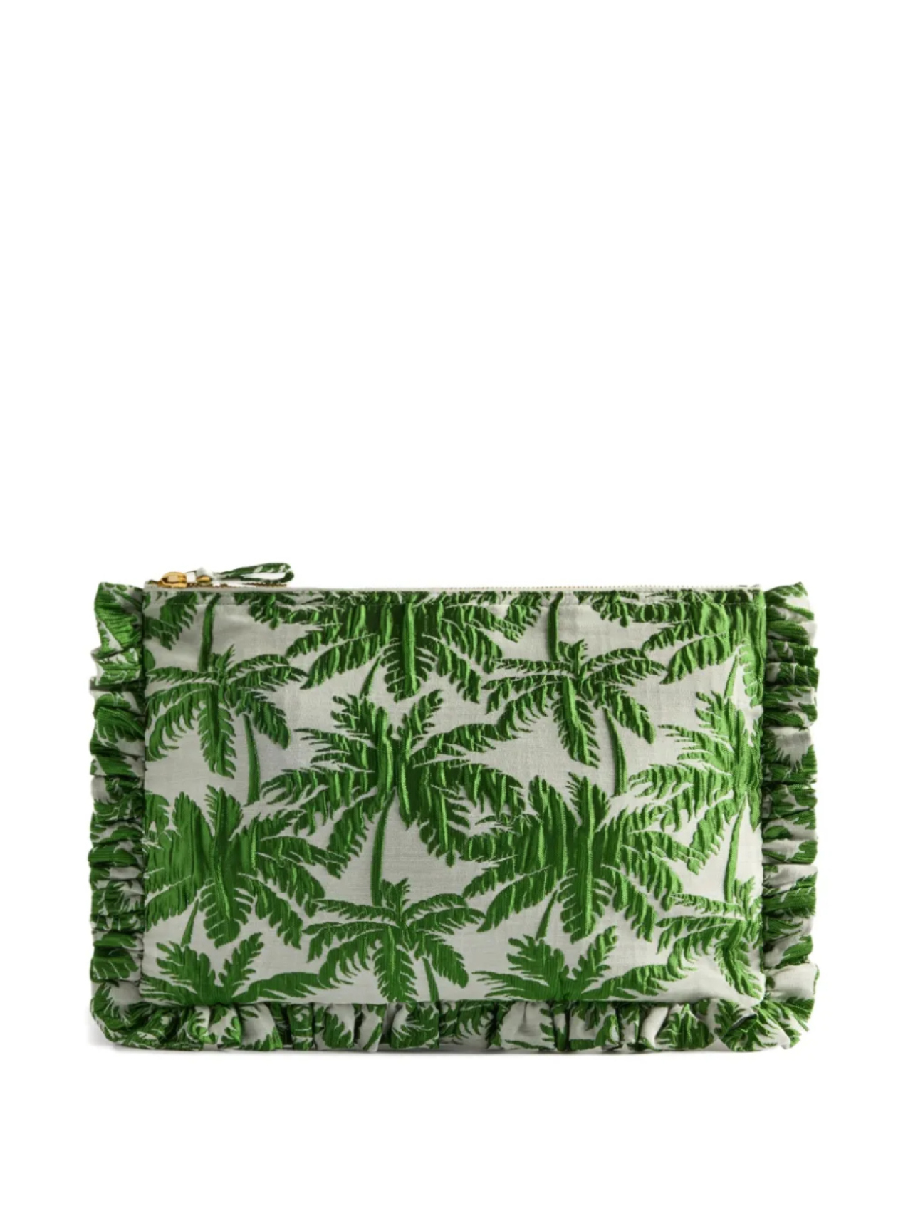 La DoubleJ клатч с оборками и принтом, зеленый
La DoubleJ клатч с оборками и принтом, зеленый