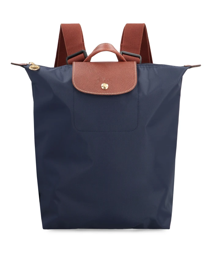 Зеленый нейлоновый рюкзак с кожаными деталями Longchamp, синий
Зеленый нейлоновый рюкзак с кожаными деталями Longchamp, синий