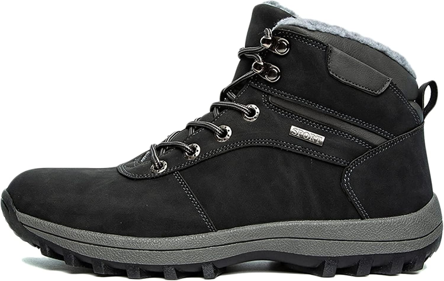 Зимние сапоги Yiozoi для мужчин, прогулочные ботинки с шнуровкой, высокие, износостойкие, теплые кожаные ботинки, черный
Зимние сапоги Yiozoi для мужчин, прогулочные ботинки с шнуровкой, высокие, износостойкие, теплые кожаные ботинки, черный