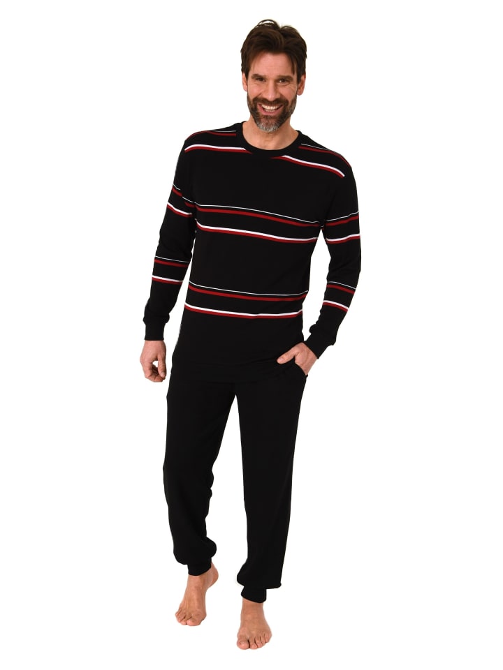 NORMANN Длинная пижама с манжетами, уютный трикотаж красного цвета
NORMANN Длинная пижама с манжетами, уютный трикотаж красного цвета