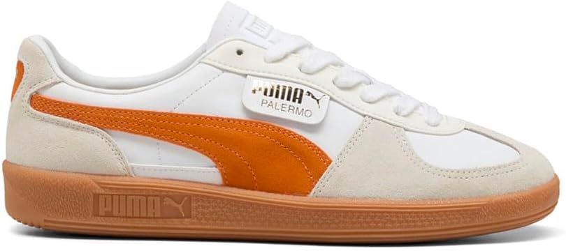 Мужские кроссовки PUMA Palermo из кожи с шнуровкой, повседневные - белые
Мужские кроссовки PUMA Palermo из кожи с шнуровкой, повседневные - белые